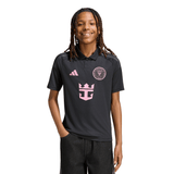 adidas Inter Miami CF Away Youth Soccer Jersey 26/27- Black/Pink