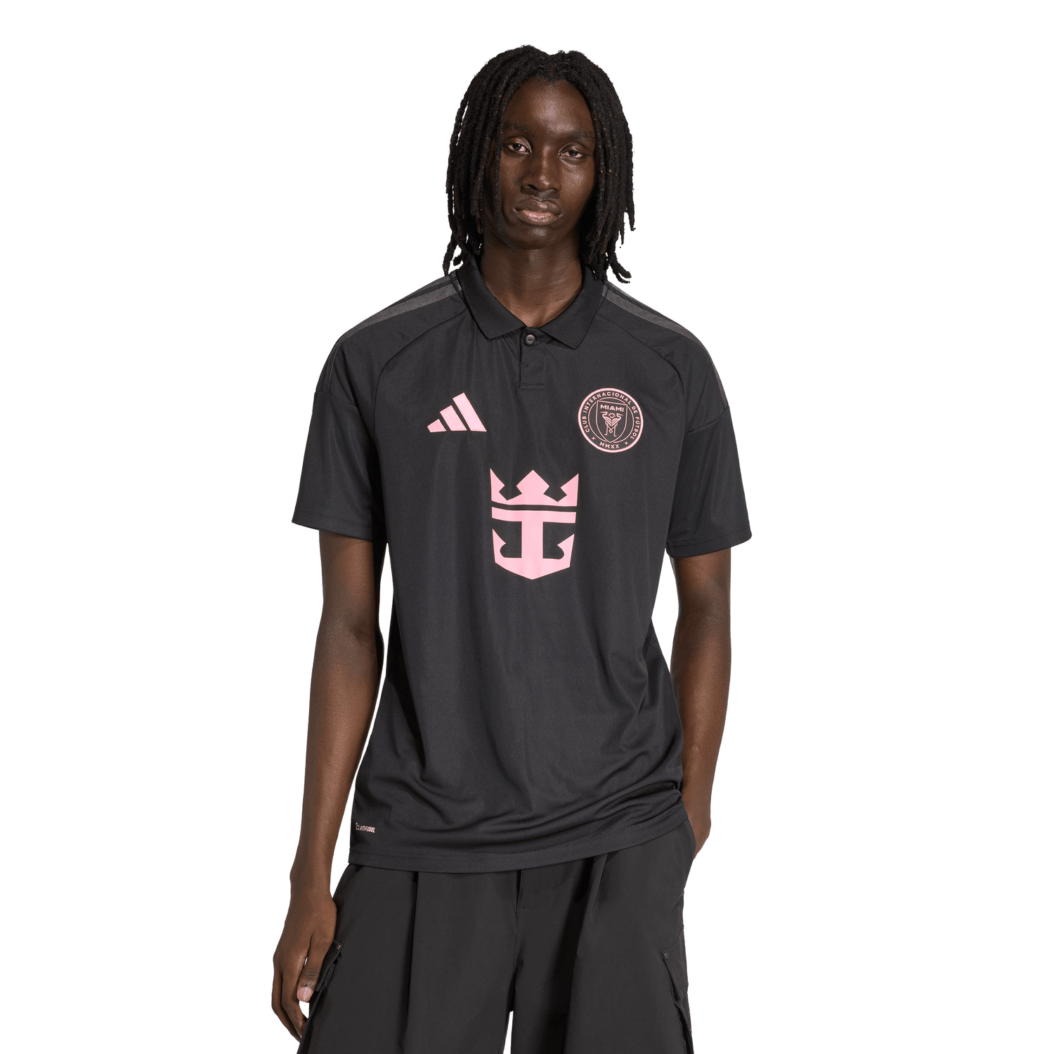 adidas Inter Miami CF Away Men's Soccer Jersey 26/27 - Black/Pink