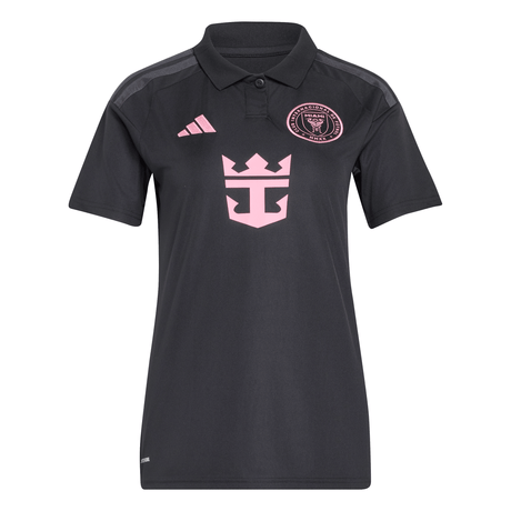 adidas Inter Miami CF Away Messi Women's Soccer Jersey 26/27 - Black/Pink