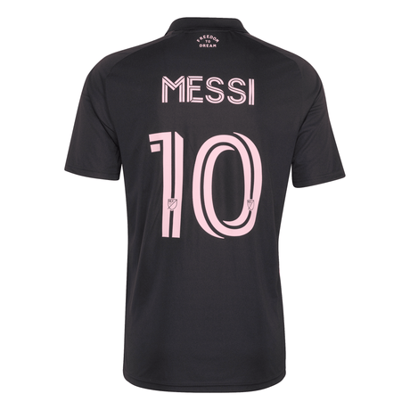 adidas Inter Miami CF Away Messi Men's Soccer Jersey 26/27 - Black/Pink