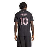 adidas Inter Miami CF Away Messi Men's Soccer Jersey 26/27 - Black/Pink