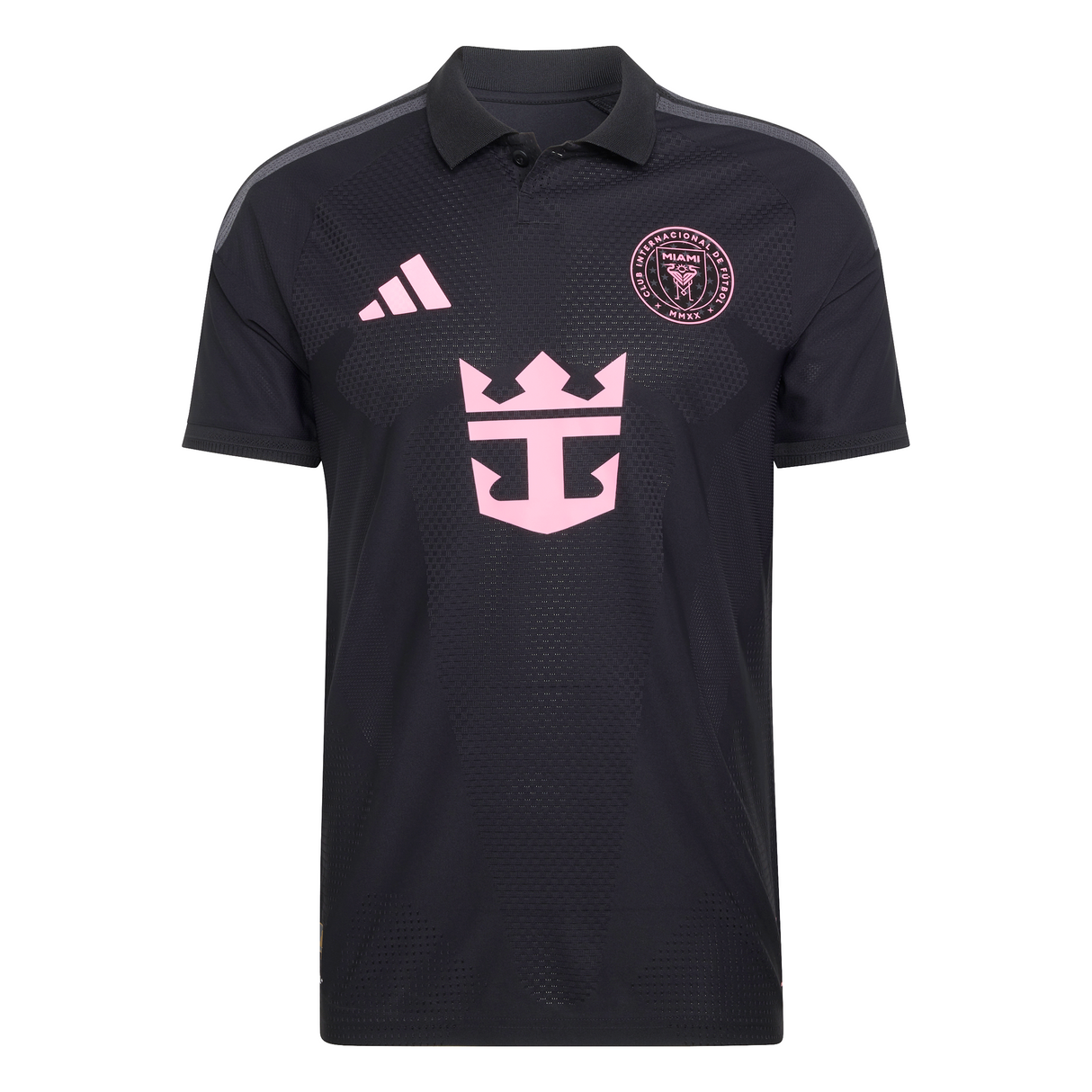 adidas Inter Miami CF Away Authentic Messi Men's Soccer Jersey 26/27 - Black/Pink
