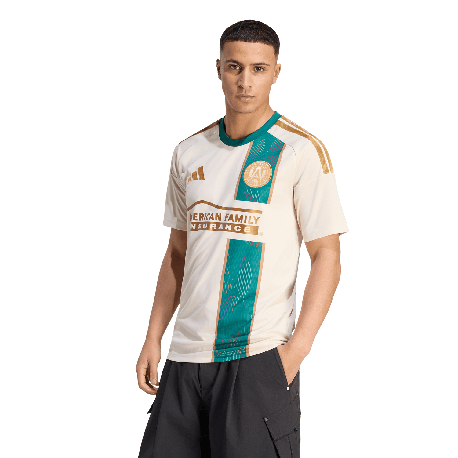 adidas Atlanta United Away Men's Soccer Jersey 26/27 - Beige