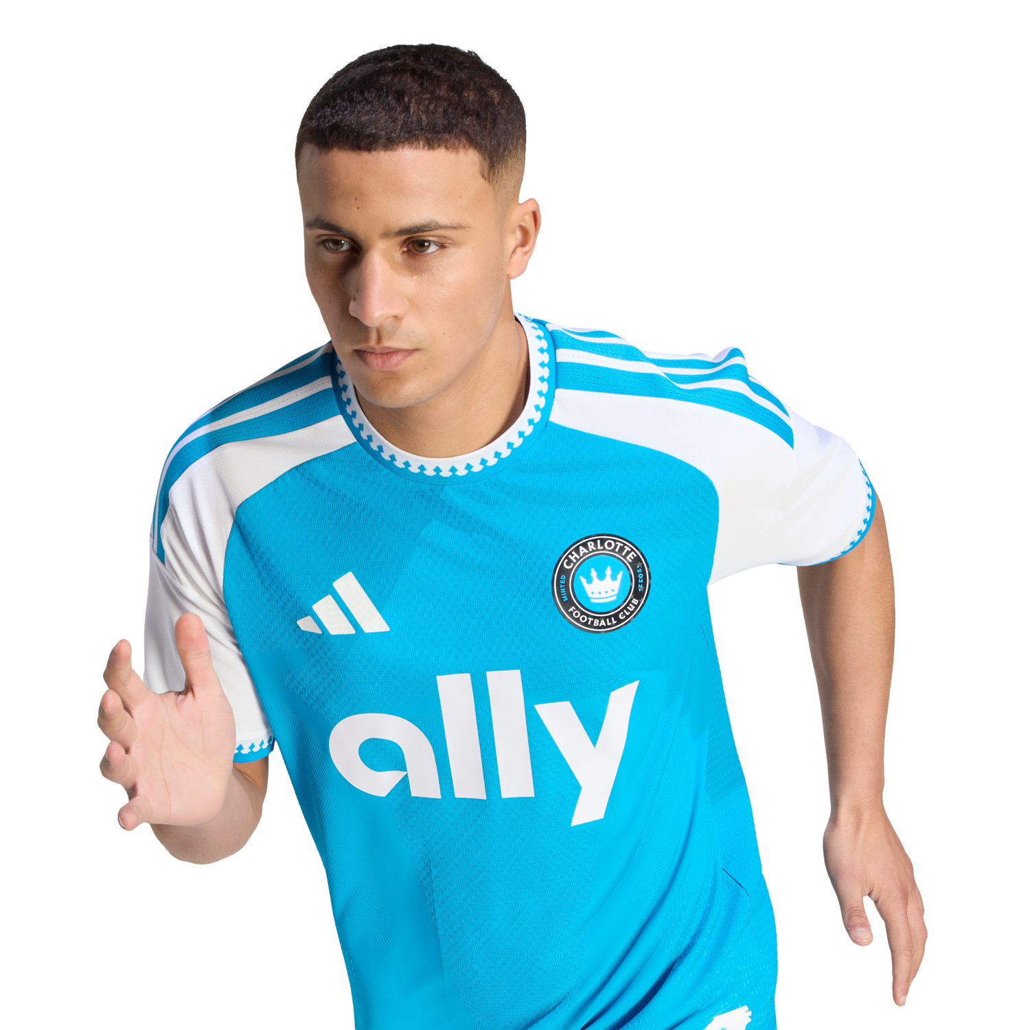 adidas Charlotte Home Authentic Men's Soccer Jersey 26 - Blue