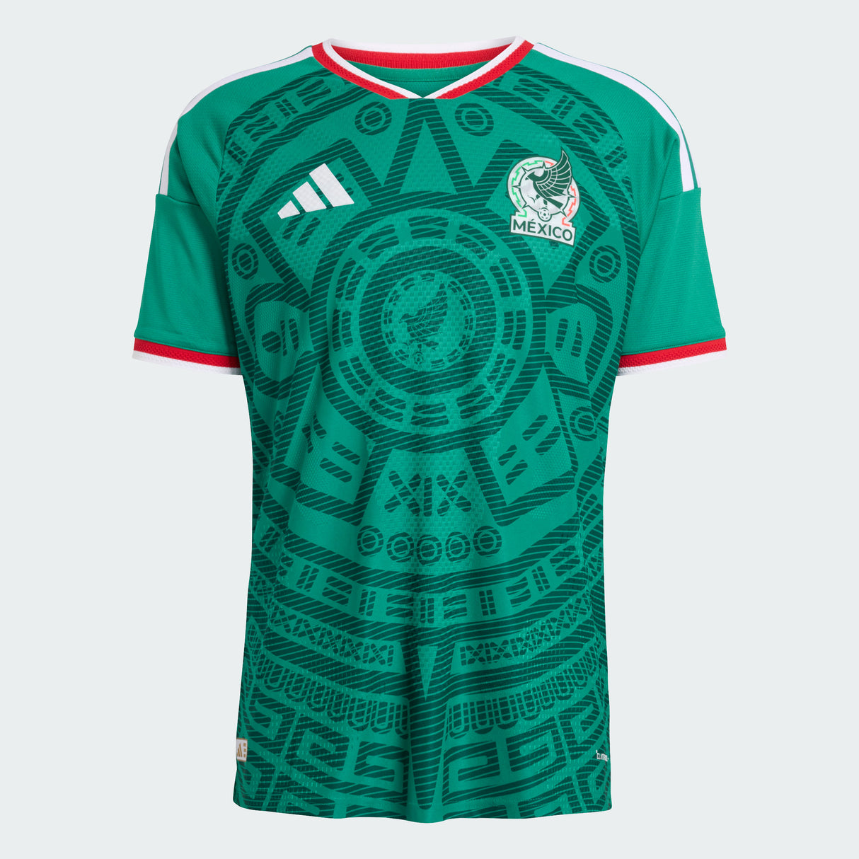 adidas Mexico Home Authentic Men's Soccer Jersey 26 - Green