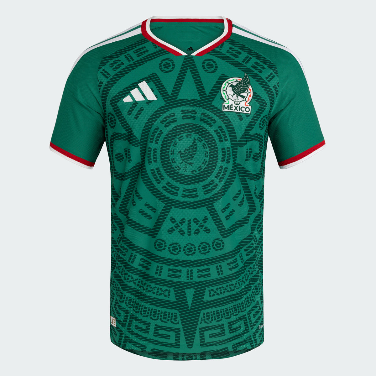 adidas Mexico Home Authentic Men's Soccer Jersey 26 - Green