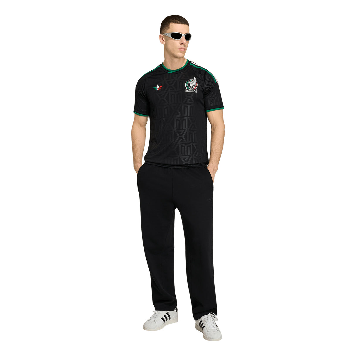 adidas Mexico Third Men's Soccer Jersey 26 - Black