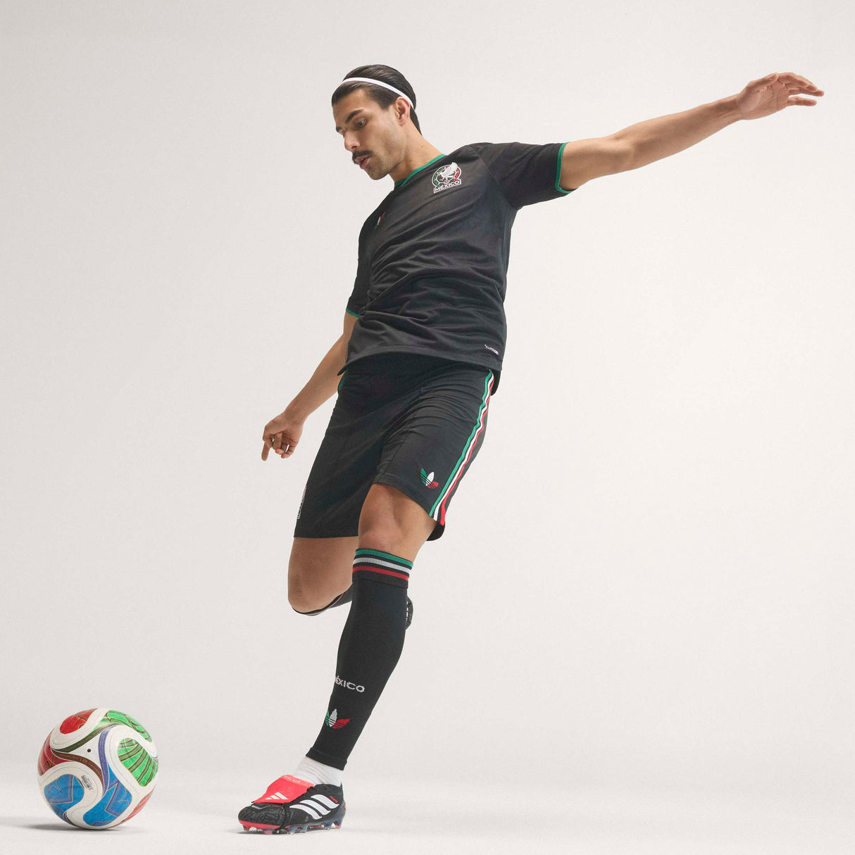 adidas Mexico Third Authentic Men's Soccer Jersey 26 - Black