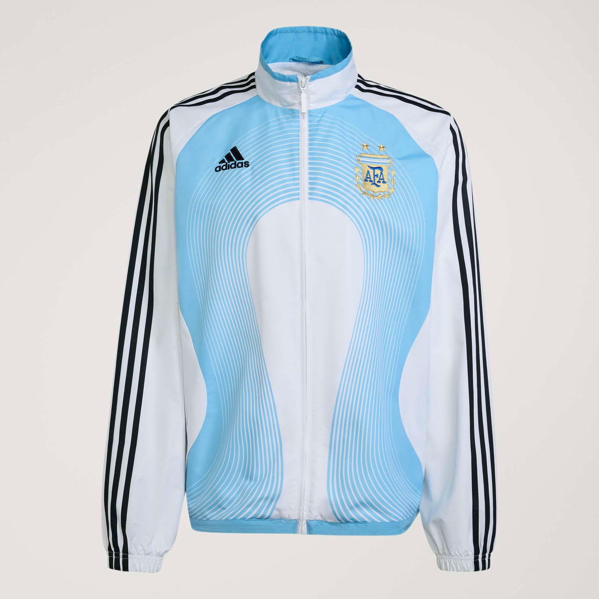 adidas Argentina Home Men's Track Top 2006- White/Sky Blue