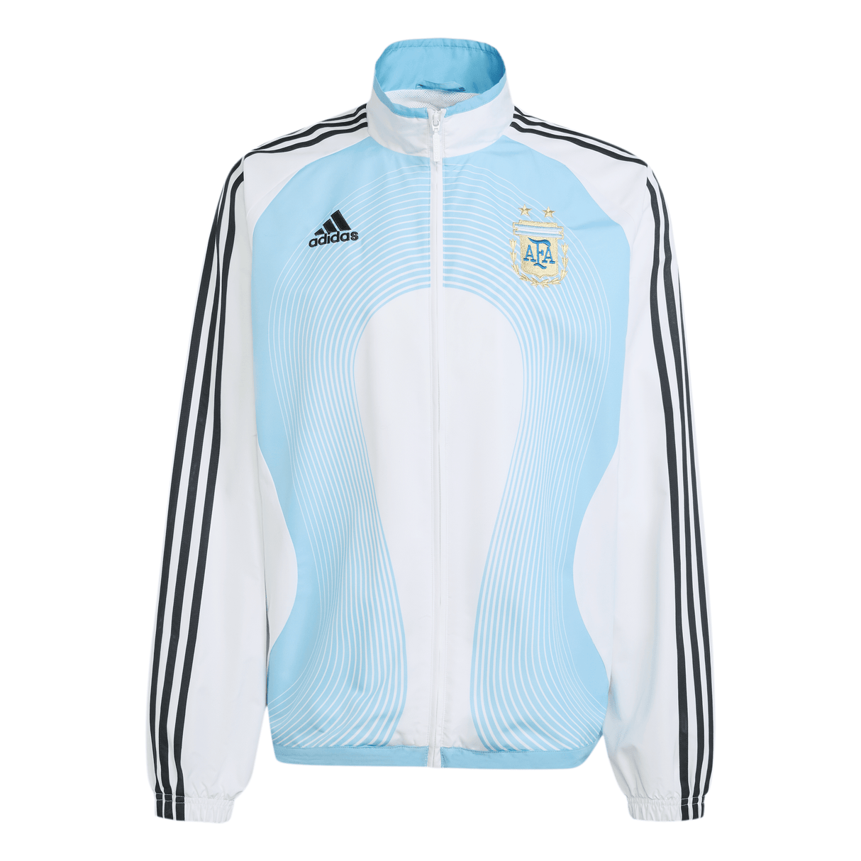 adidas Argentina Home Men's Track Top 2006- White/Sky Blue