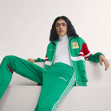 adidas Mexico Men's Soccer Track Top 1986 - Green