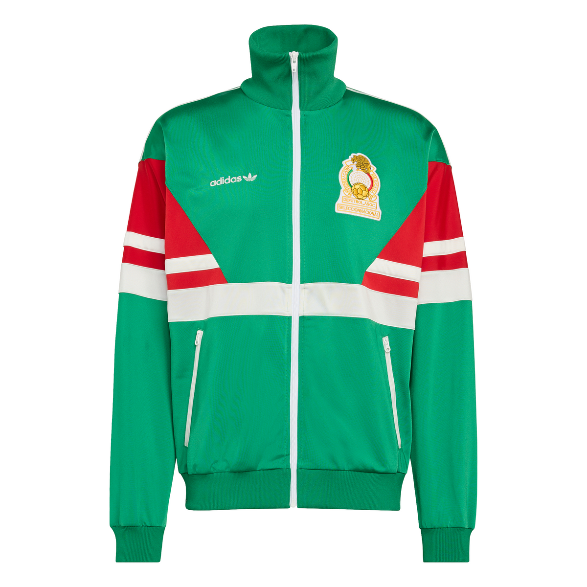 adidas Mexico Men's Soccer Track Top 1986 - Green