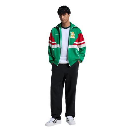 adidas Mexico Men's Soccer Track Top 1986 - Green