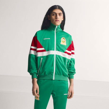 adidas Mexico Men's Soccer Track Top 1986 - Green