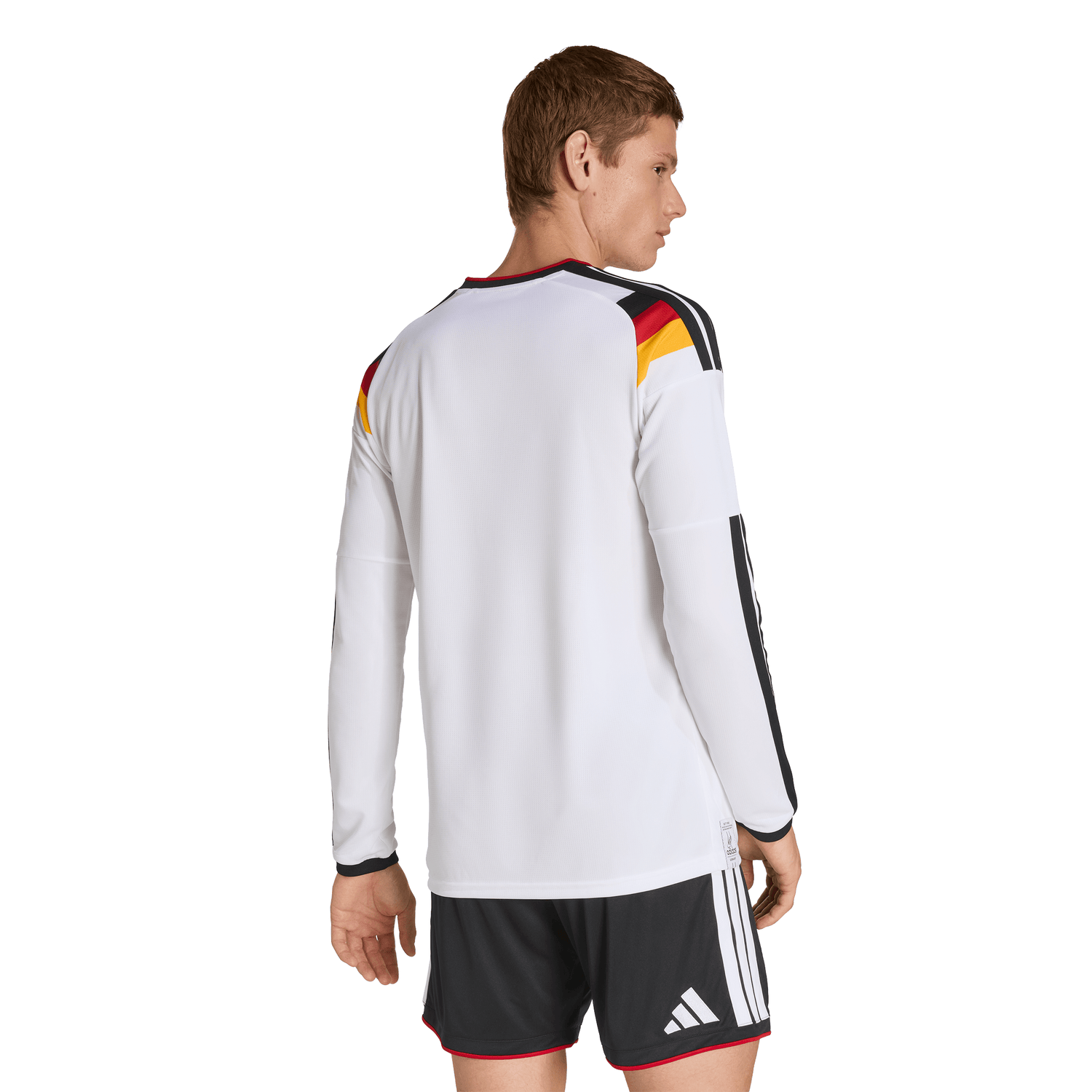 adidas Germany Home Long Sleeve Men's Soccer Jersey 26 - White
