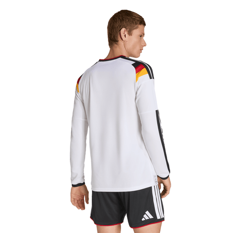 adidas Germany Home Long Sleeve Men's Soccer Jersey 26 - White