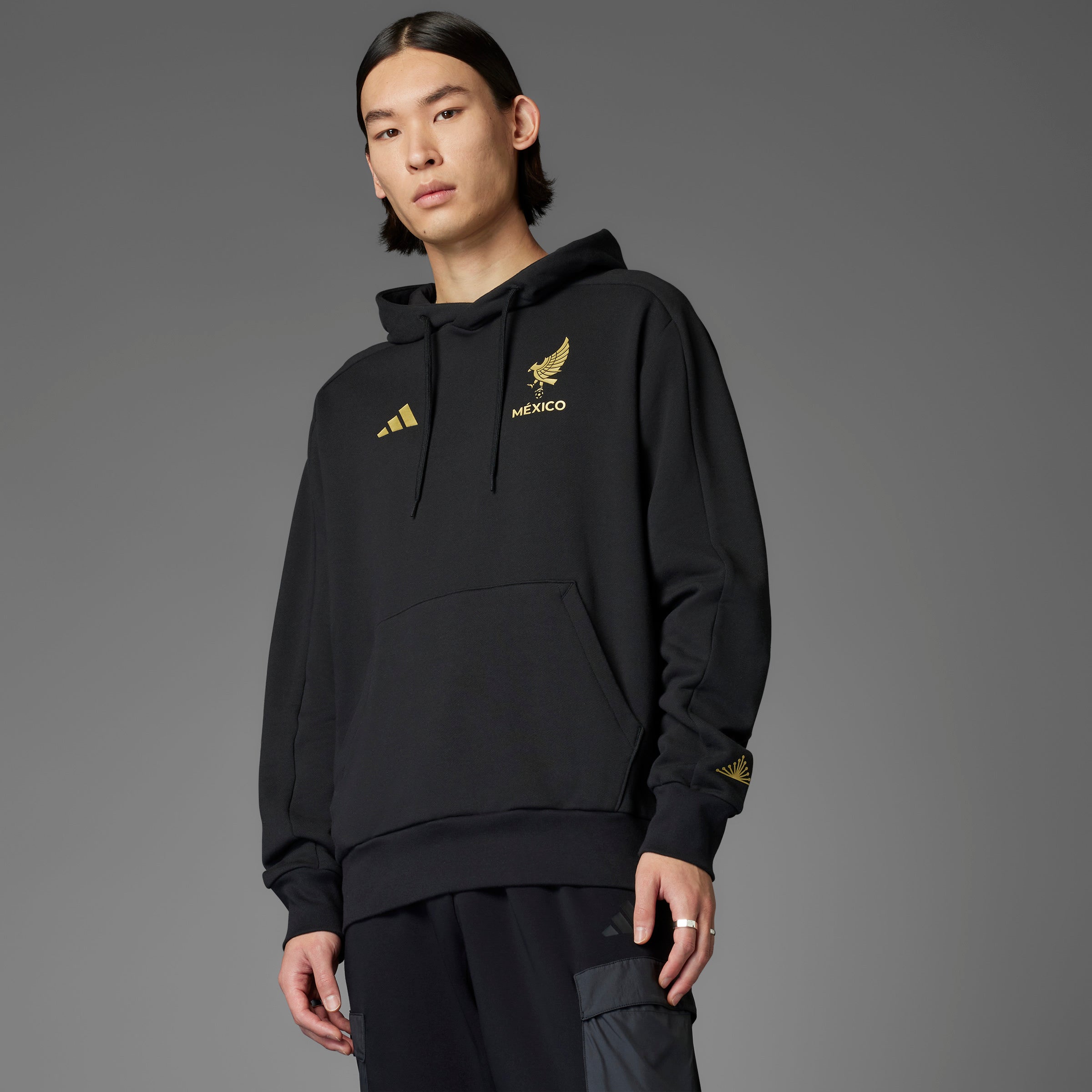 Mexico Gold DNA Hoodie Black
