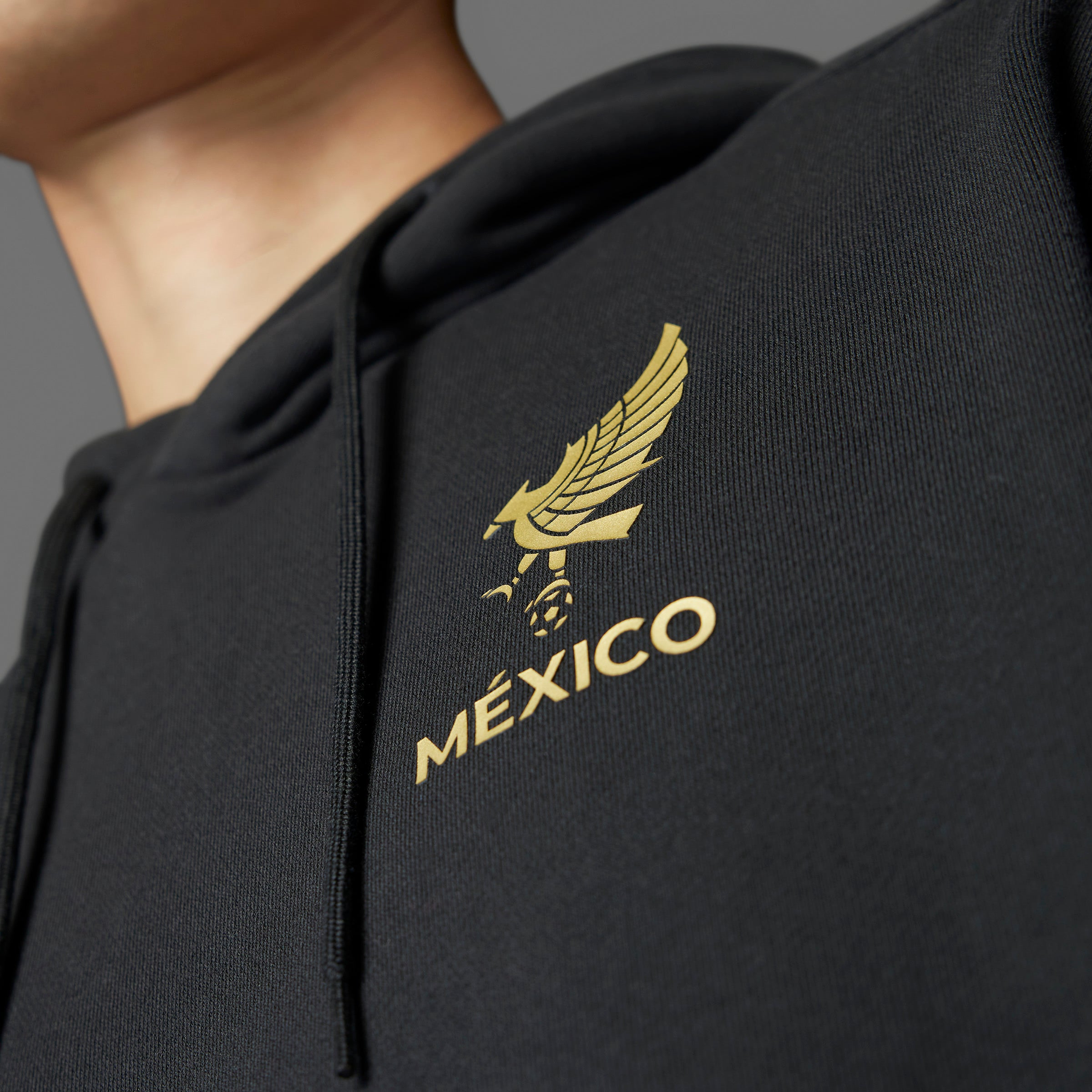 Mexico Gold DNA Hoodie Black