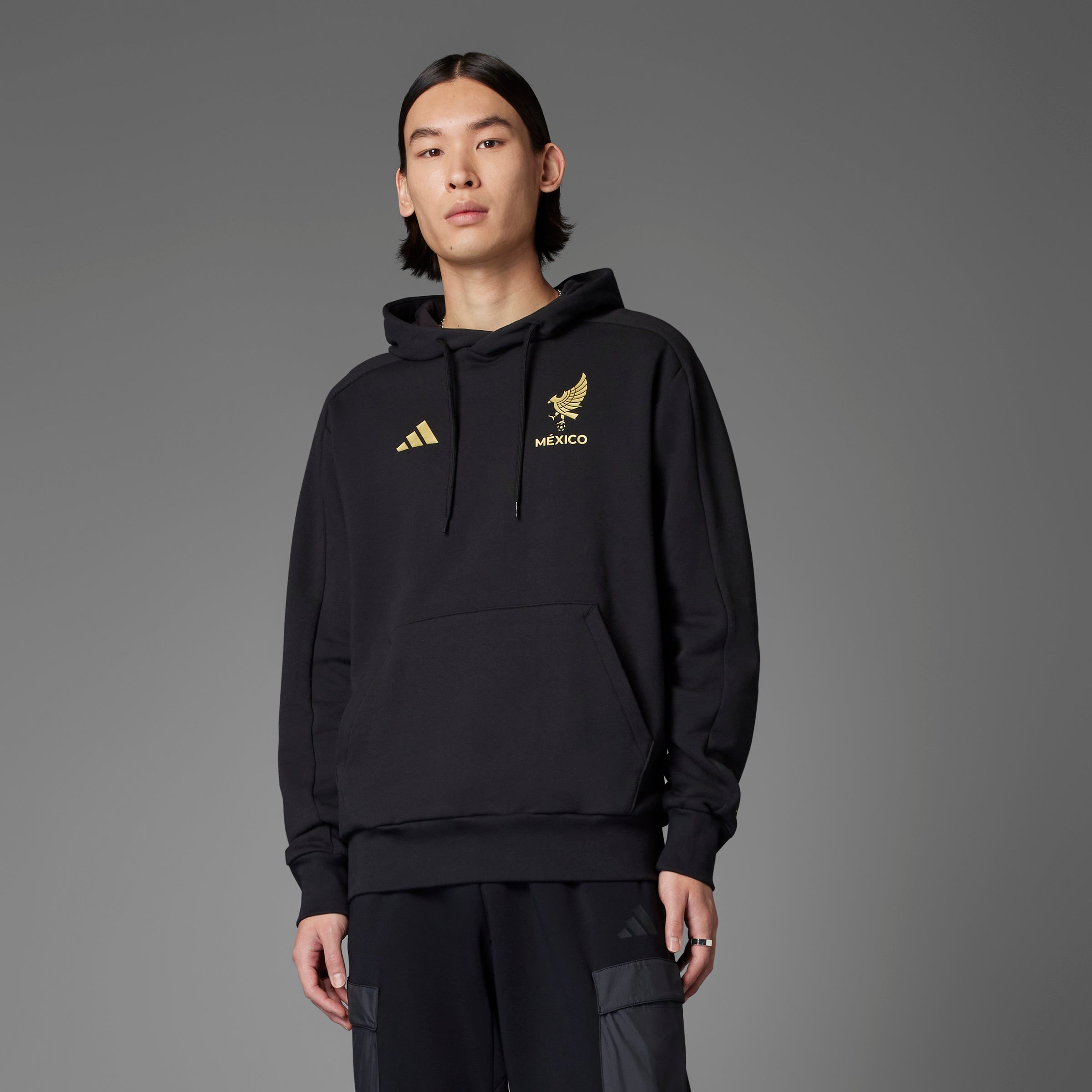 Mexico Gold DNA Hoodie Black