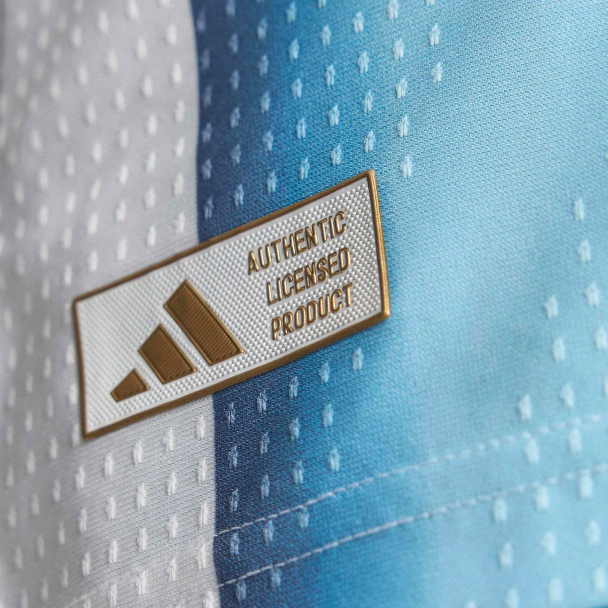 adidas Camiseta de Fútbol Auténtica Argentina de Local para Hombre 26 - Blanco/Azul