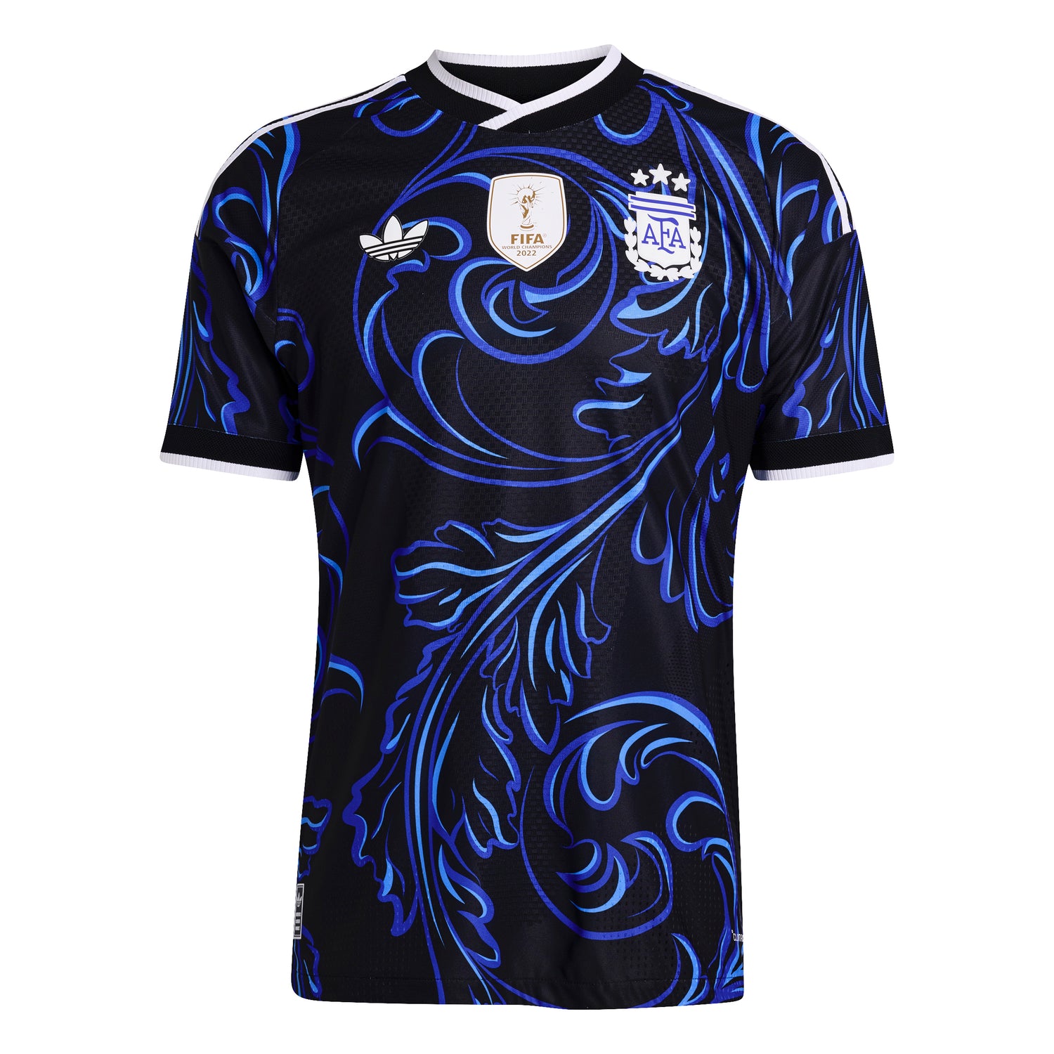 adidas Argentina Away Authentic Men's Soccer Jersey 2026 - Black/Blue