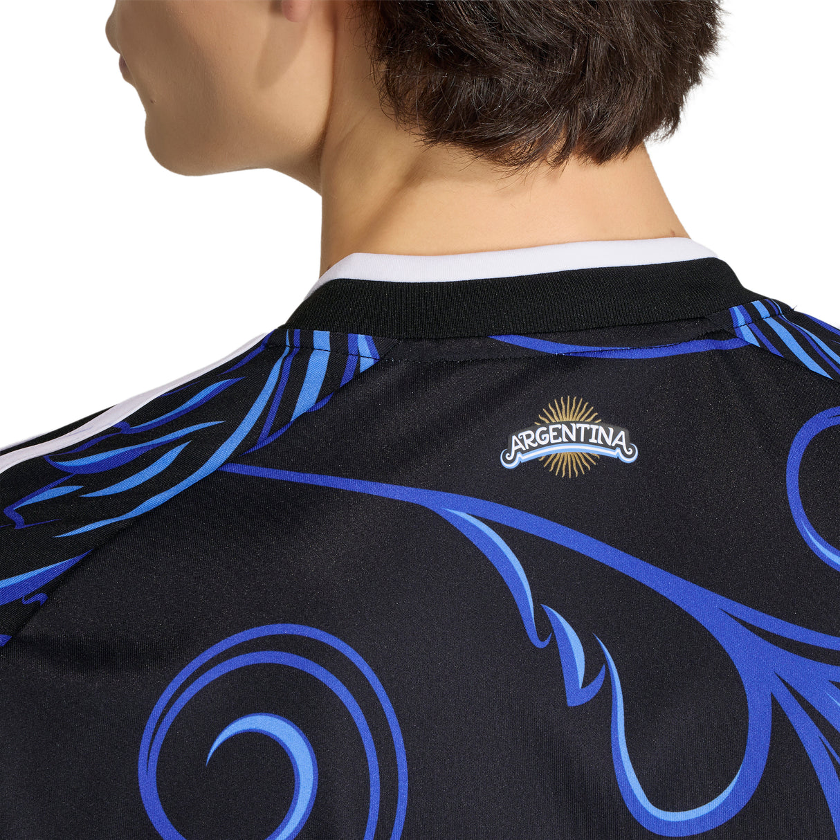 Camiseta de fútbol para hombre adidas Argentina visitante 2026 - Negro/Azul