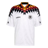 Camiseta de fútbol para hombre adidas Alemania local 1994 - Blanco/Negro/Rojo