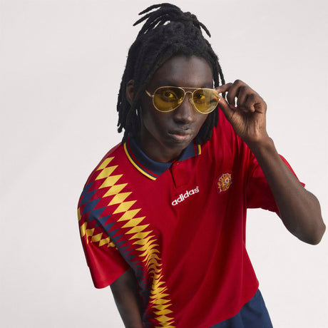 adidas Spain Home 1994 Men's Soccer Jersey - Red