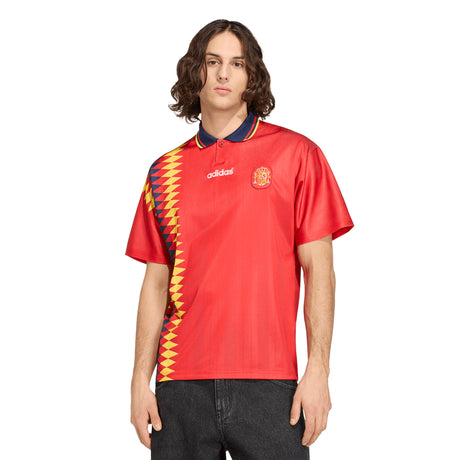 adidas Spain Home 1994 Men's Soccer Jersey - Red