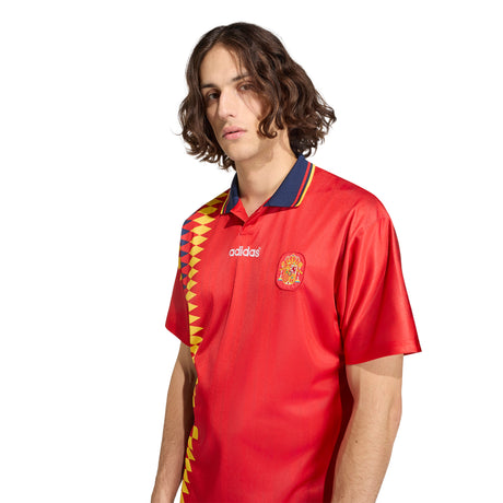 adidas Spain Home 1994 Men's Soccer Jersey - Red