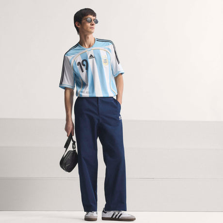 adidas Argentina Home Messi Men's Soccer Jersey 2006 - White/Sky Blue