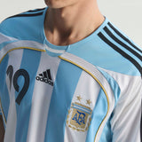 adidas Argentina Home Messi Men's Soccer Jersey 2006 - White/Sky Blue
