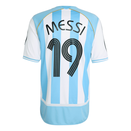 adidas Argentina Home Messi Men's Soccer Jersey 2006 - White/Sky Blue