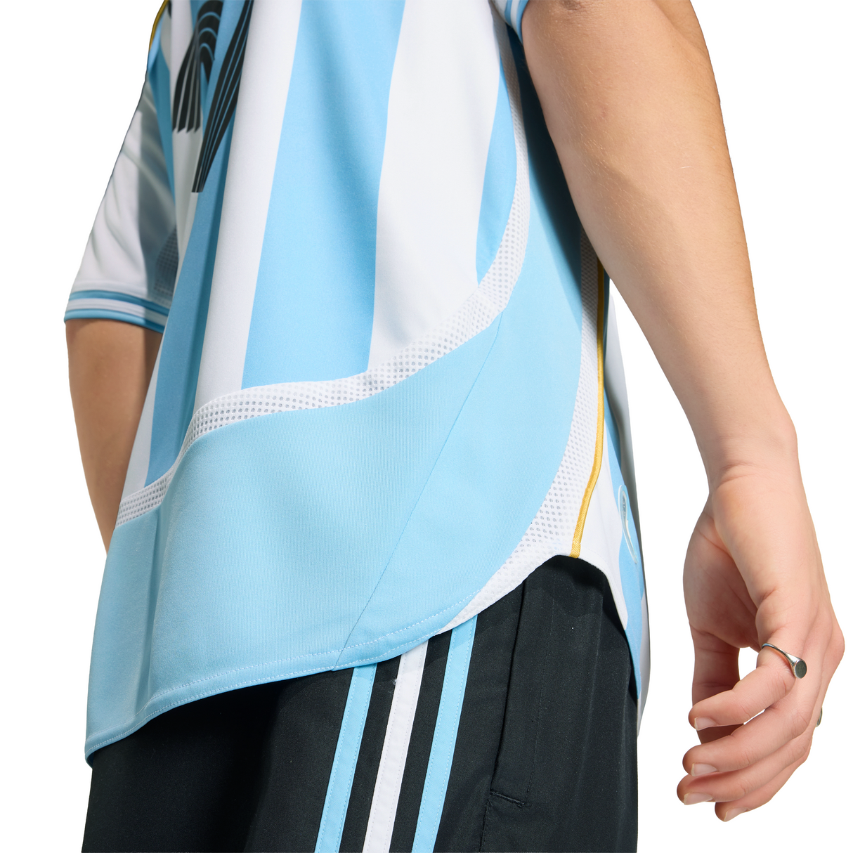 adidas Argentina Home Messi Men's Soccer Jersey 2006 - White/Sky Blue