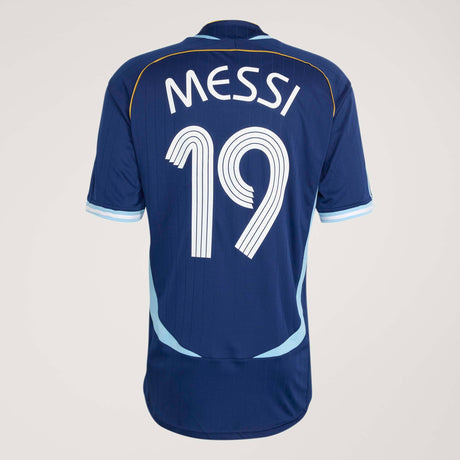 adidas Argentina Away Messi Men's Soccer Jersey 2006 - Dark Blue