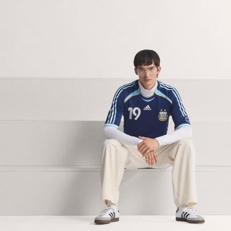 adidas Argentina Away Messi Men's Soccer Jersey 2006 - Dark Blue