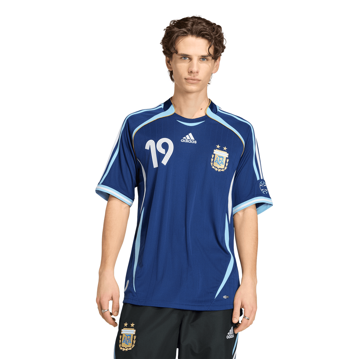 adidas Argentina Away Messi Men's Soccer Jersey 2006 - Dark Blue