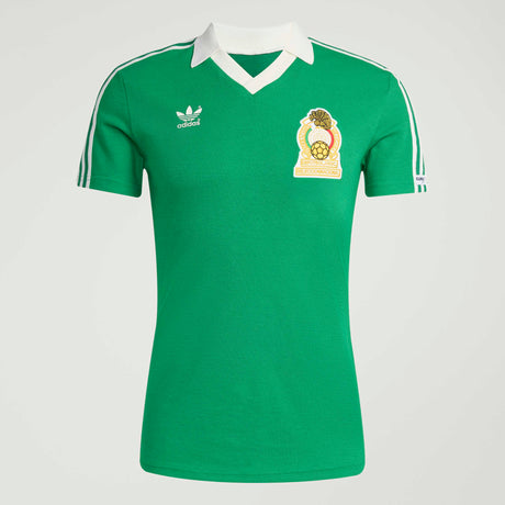 adidas Mexico Home Men's Soccer Jersey 1986 - Green