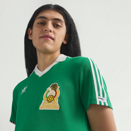 adidas Mexico Home Men's Soccer Jersey 1986 - Green