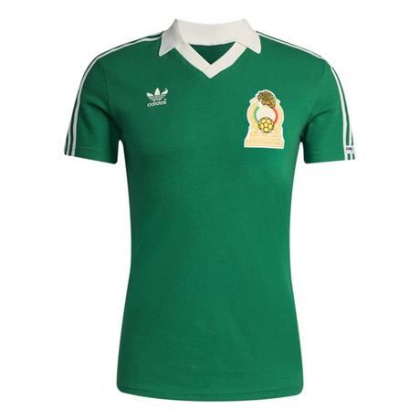 adidas Mexico Home Men's Soccer Jersey 1986 - Green