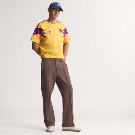 adidas Colombia Away Men's Soccer Jersey 1990 - Gold