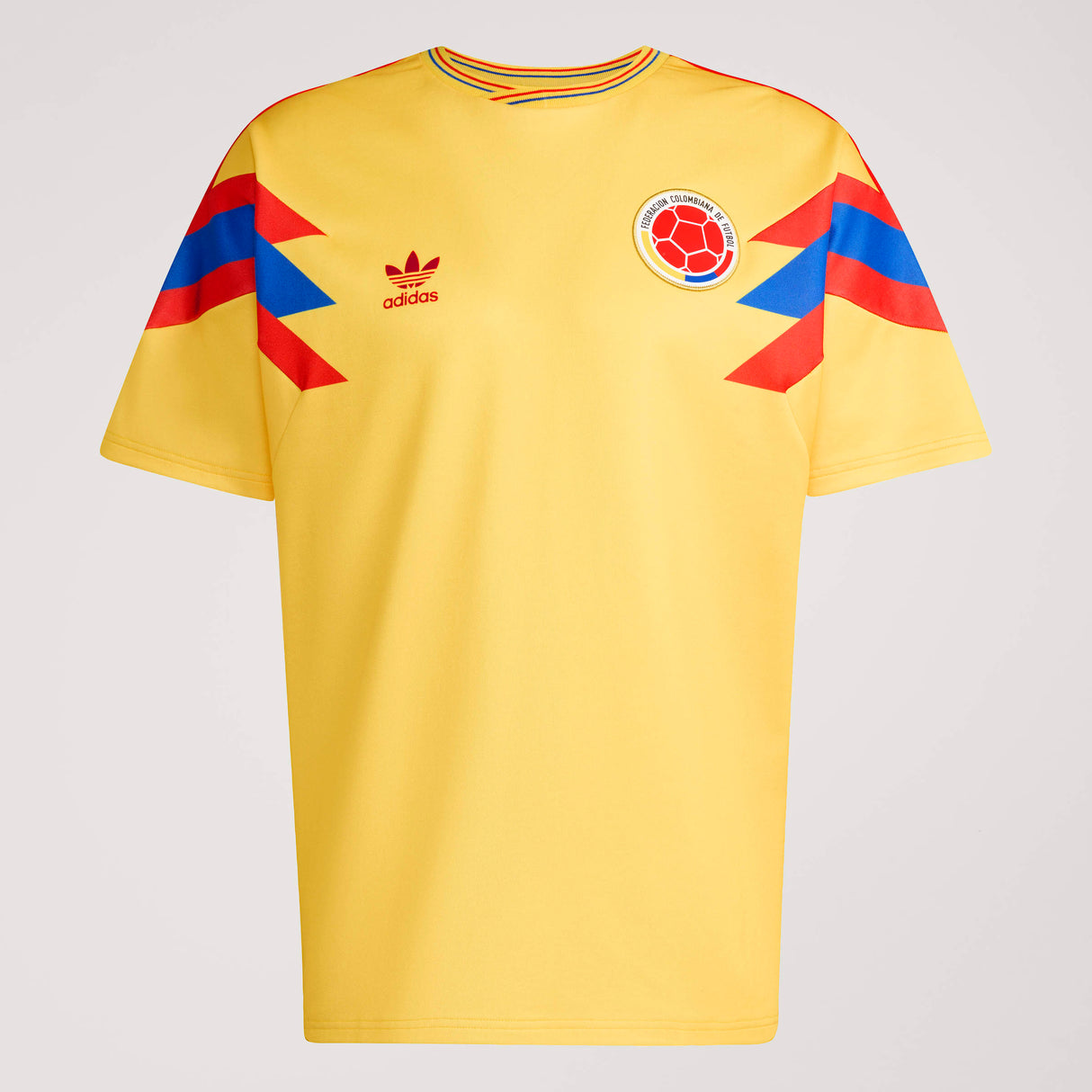 adidas Colombia Away Men's Soccer Jersey 1990 - Gold