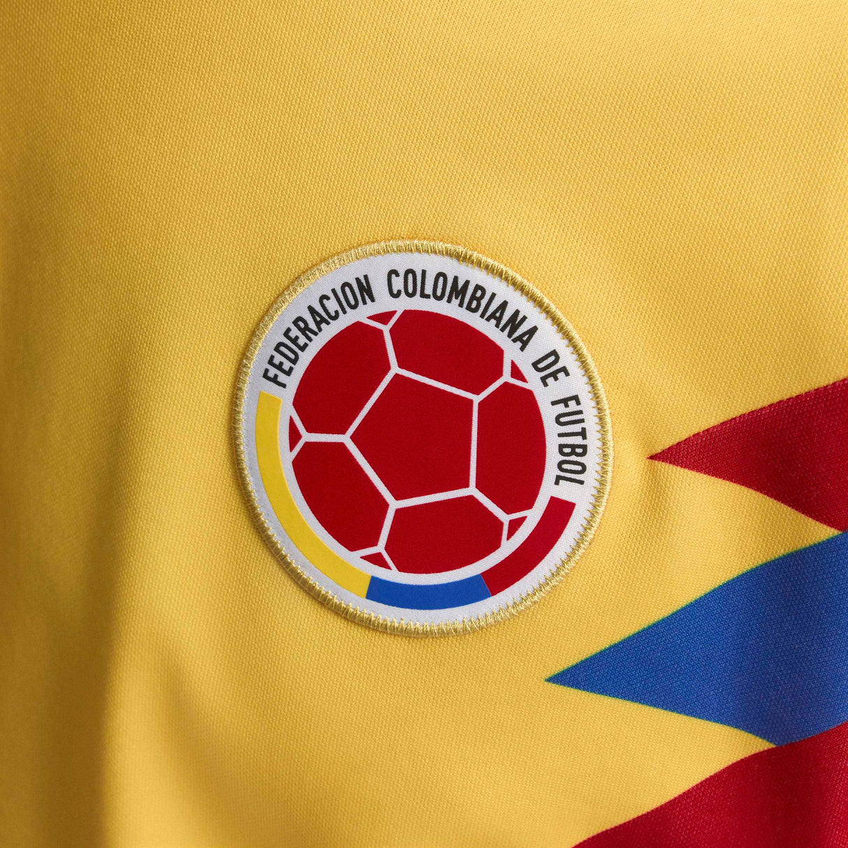adidas Colombia Away Men's Soccer Jersey 1990 - Gold