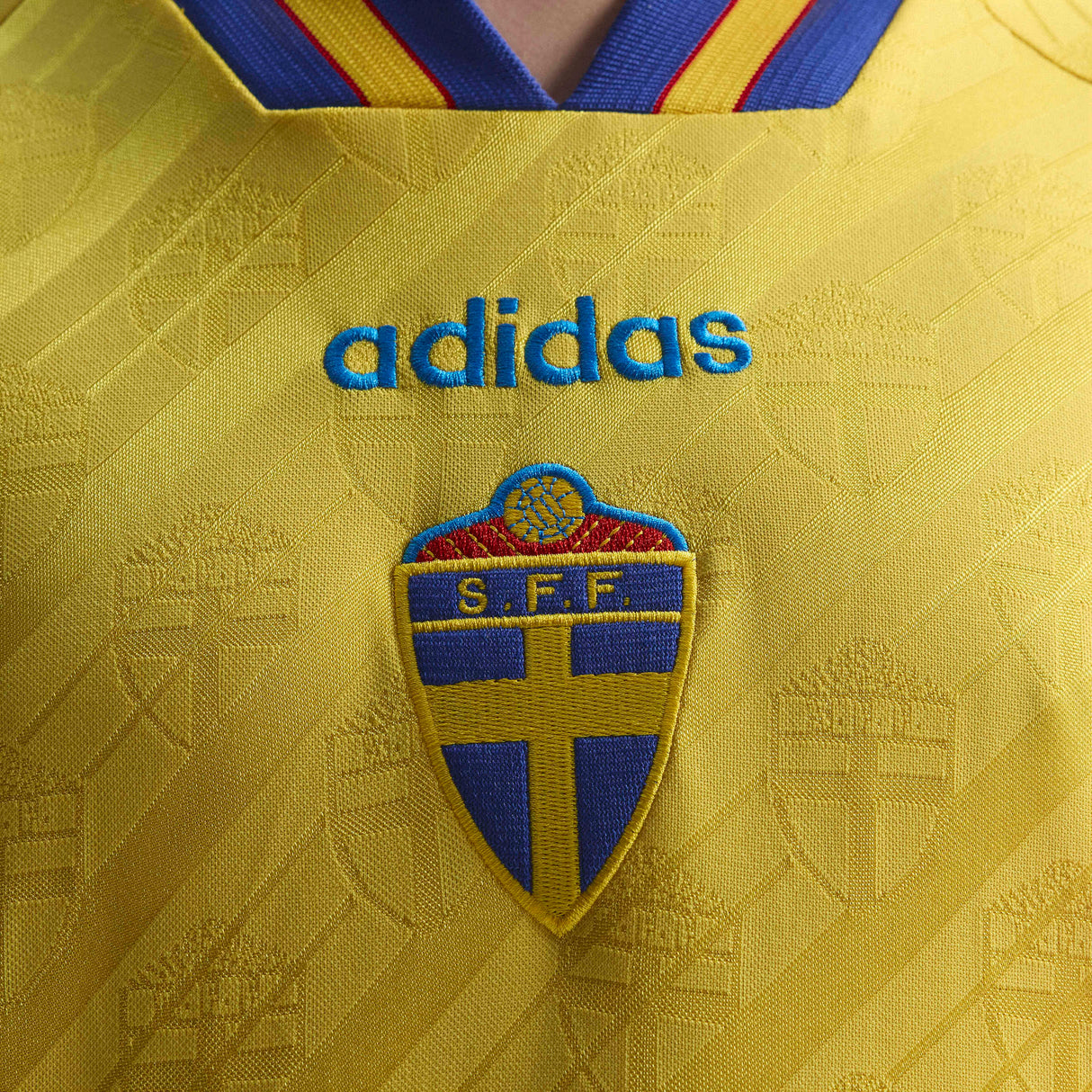 Camiseta de Fútbol de Hombre adidas Selección Suecia Local 1994 - Amarilla