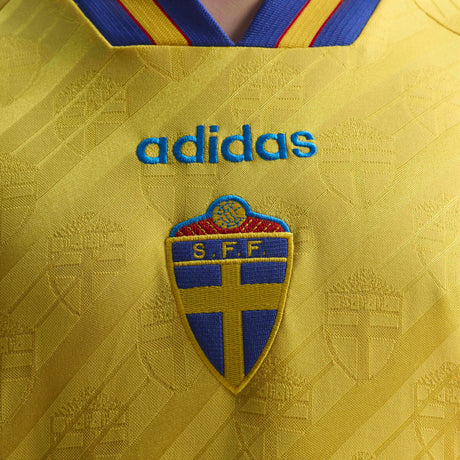 adidas Sweden Home 1994 Men's Soccer Jersey - Yellow