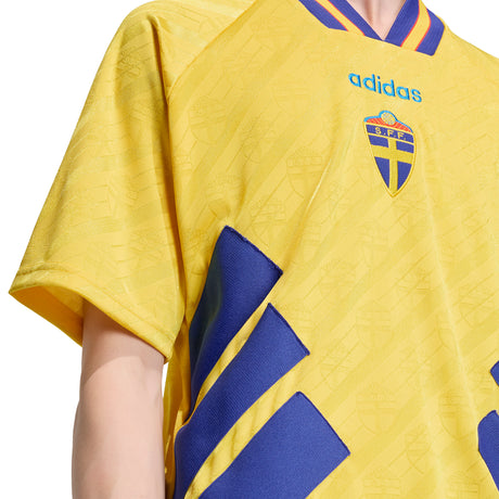 adidas Sweden Home 1994 Men's Soccer Jersey - Yellow