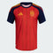 adidas Spain Home Authentic Men's Soccer Jersey 26 - Red