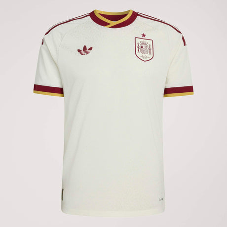 adidas Spain Away Authentic Men's Soccer Jersey 2026 - White