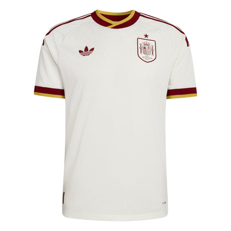 adidas Spain Away Authentic Men's Soccer Jersey 2026 - White