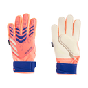 adidas Predator Match Fingersave Goalkeeper Youth Soccer Gloves - Orange/White/Blue
